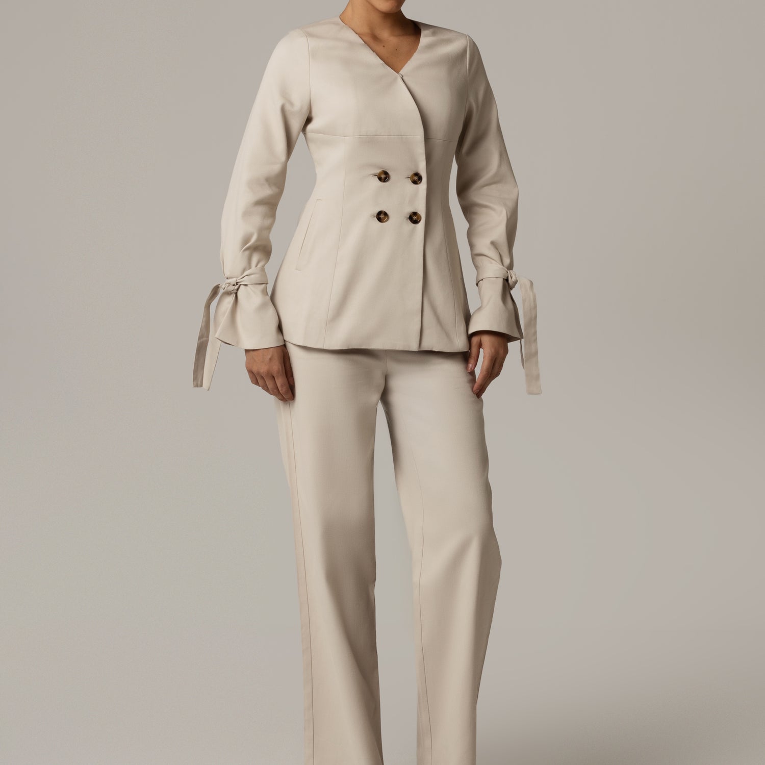 Twill Grey Suit Co-ord Jacket
