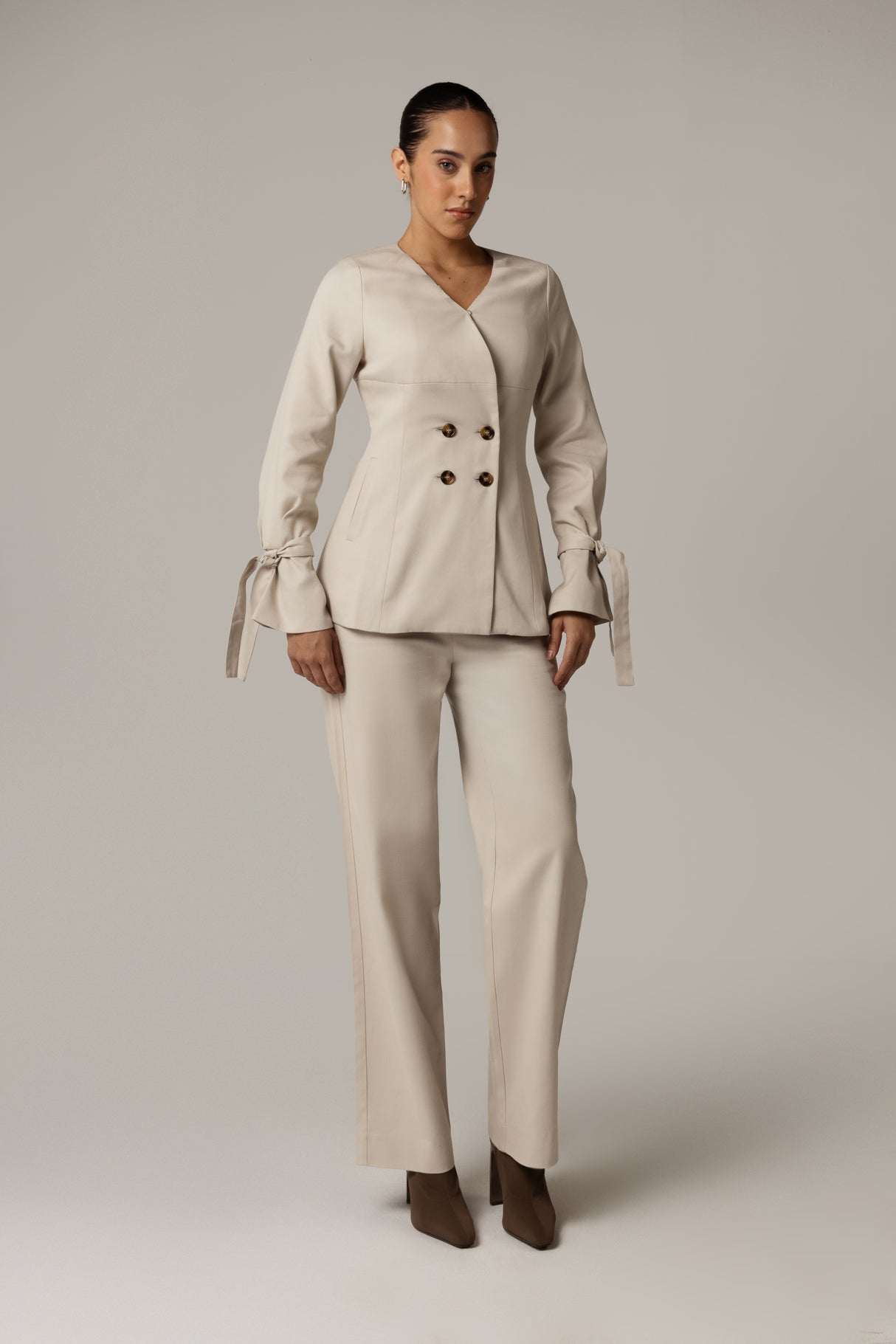 Twill Grey Suit Co-ord Jacket