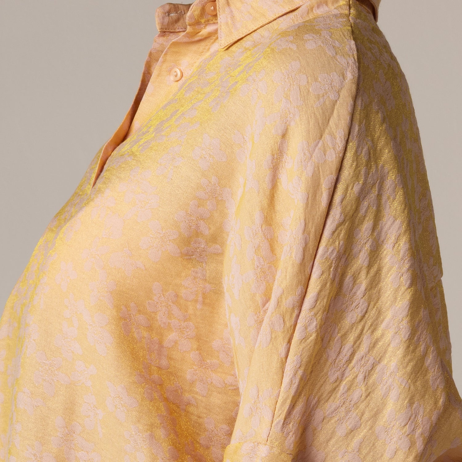 Jaquard Oversized Shirt with Shimmery Effect