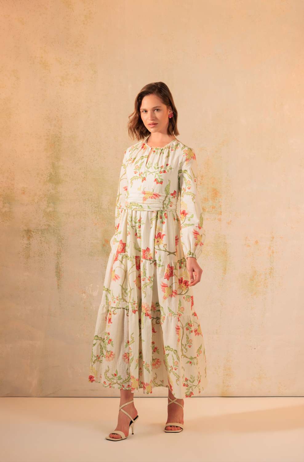 Timeless Modest Floral Printed Dress