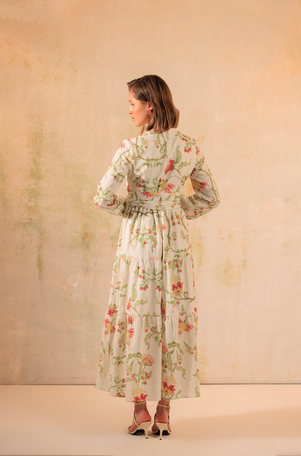 Timeless Modest Floral Printed Dress