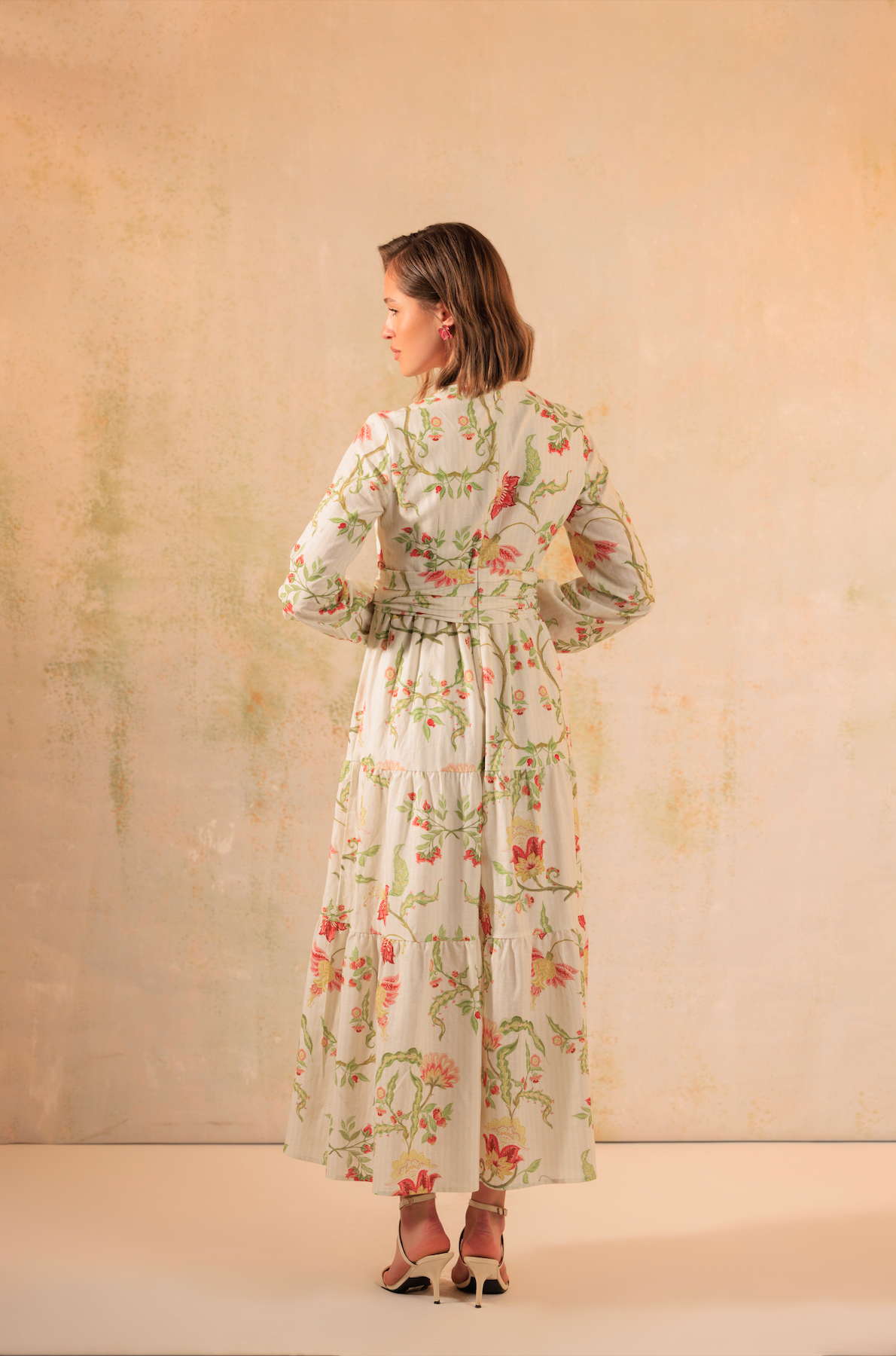 Timeless Modest Floral Printed Dress