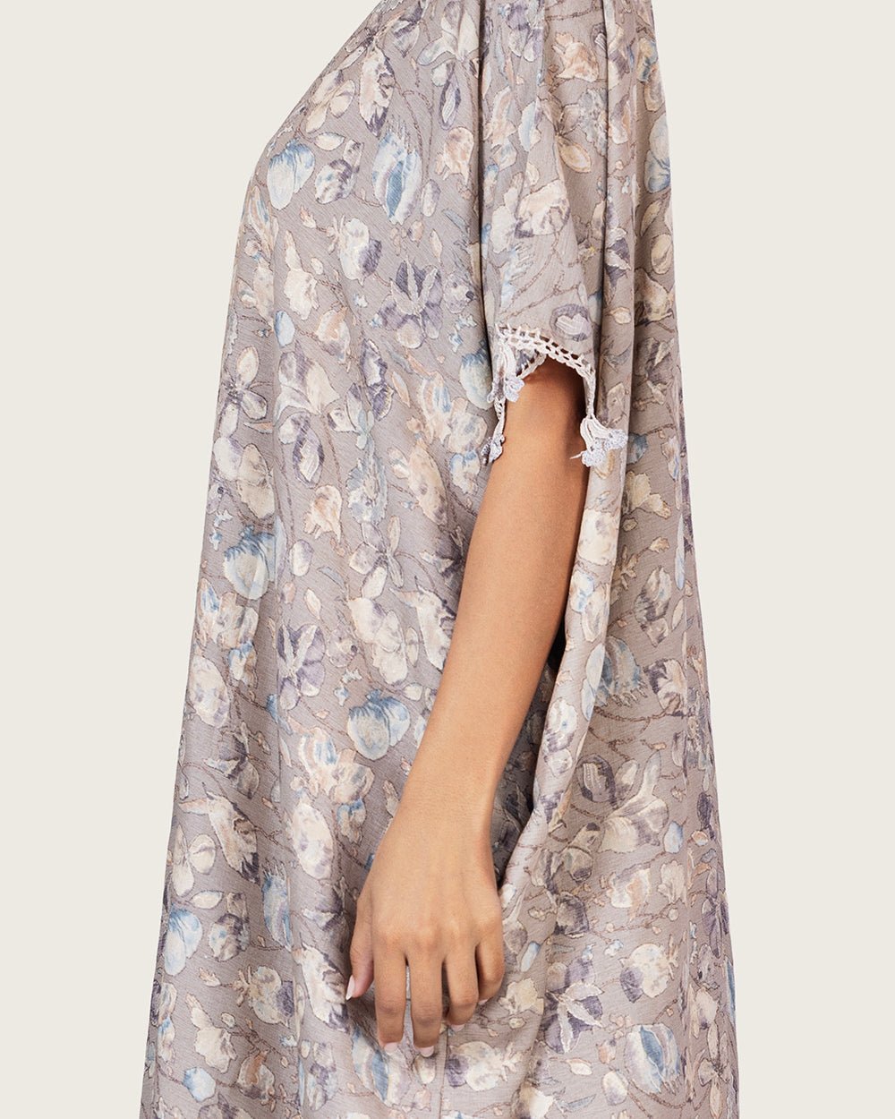 Gray Loose Everyday Kaftan - Noētic