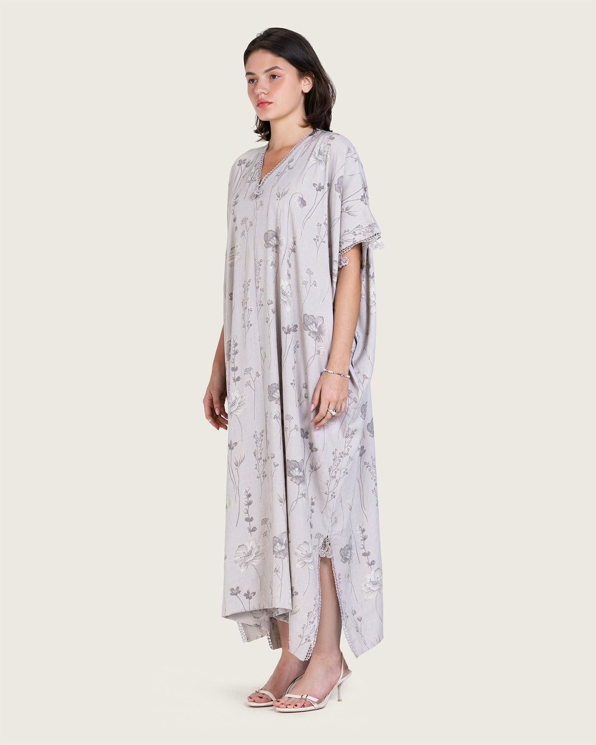 Metallic Loose Everyday Kaftan - Noētic
