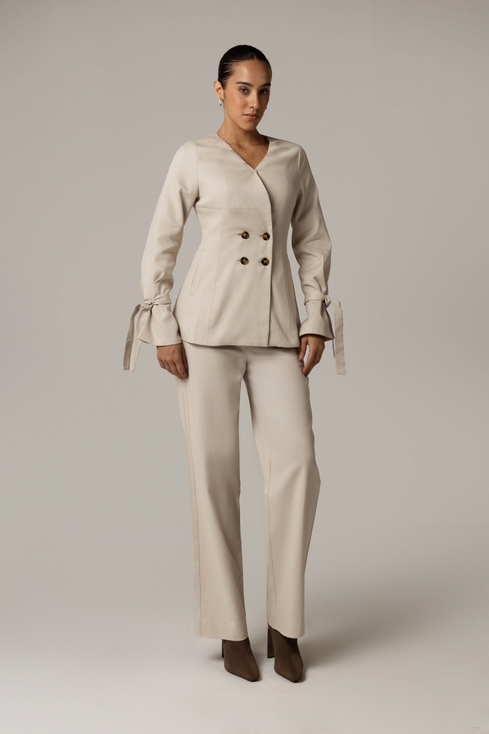 Twill Grey Suit Co-ord Jacket - Noētic