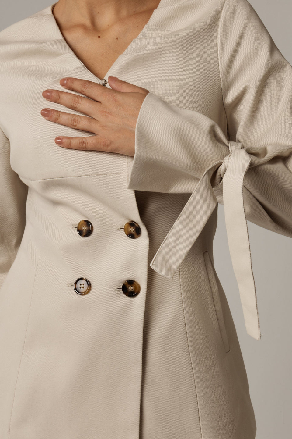Twill Grey Suit Co-ord Jacket - Noētic