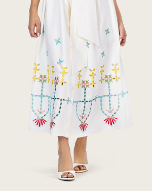 فستان بلوم الكتاني العاجي