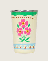 Hand-Painted Garden Tumbler 4 Piece Set