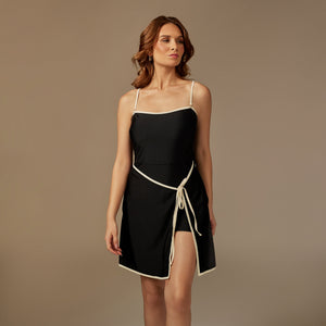 Black and White One-Piece Swimsuit - Noētic