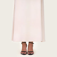 Black & Ivory Off-Shoulder Crepe Occasion Dress with Floral Appliqué - Noētic