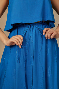 Blue Fish Embroidered Set - Noētic