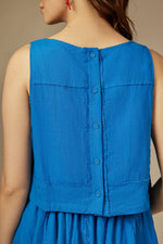 Blue Fish Embroidered Set - Noētic