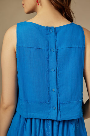 Blue Fish Embroidered Set - Noētic