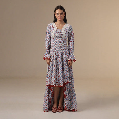 Boho Printed Maxi Dress - Noētic