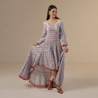 Boho Printed Maxi Dress - Noētic
