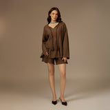 Brown Earthy Textured Cotton Set