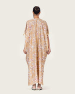 Brown Floral Loose Everyday Kaftan - Noētic