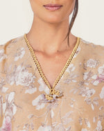 Brown Floral Loose Everyday Kaftan - Noētic
