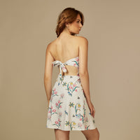 Butterfly Garden One-Piece Strapless Swim Dress - Noētic