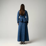 Button-Front A-Line Denim Co-ord Skirt - Noētic