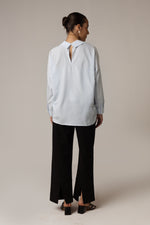Classic Light Blue Striped Shirt - Noētic