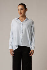 Classic Light Blue Striped Shirt - Noētic
