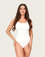 Classic White Swimsuit Set with Decorative Stone Detail & Wrap Skirt Cover-Up - Noētic
