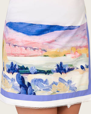 Coastal Sunset Swimsuit Set with Wrap Skirt Cover-Up - Noētic