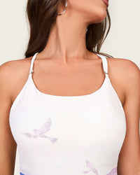 Coastal Sunset Swimsuit Set with Wrap Skirt Cover-Up - Noētic