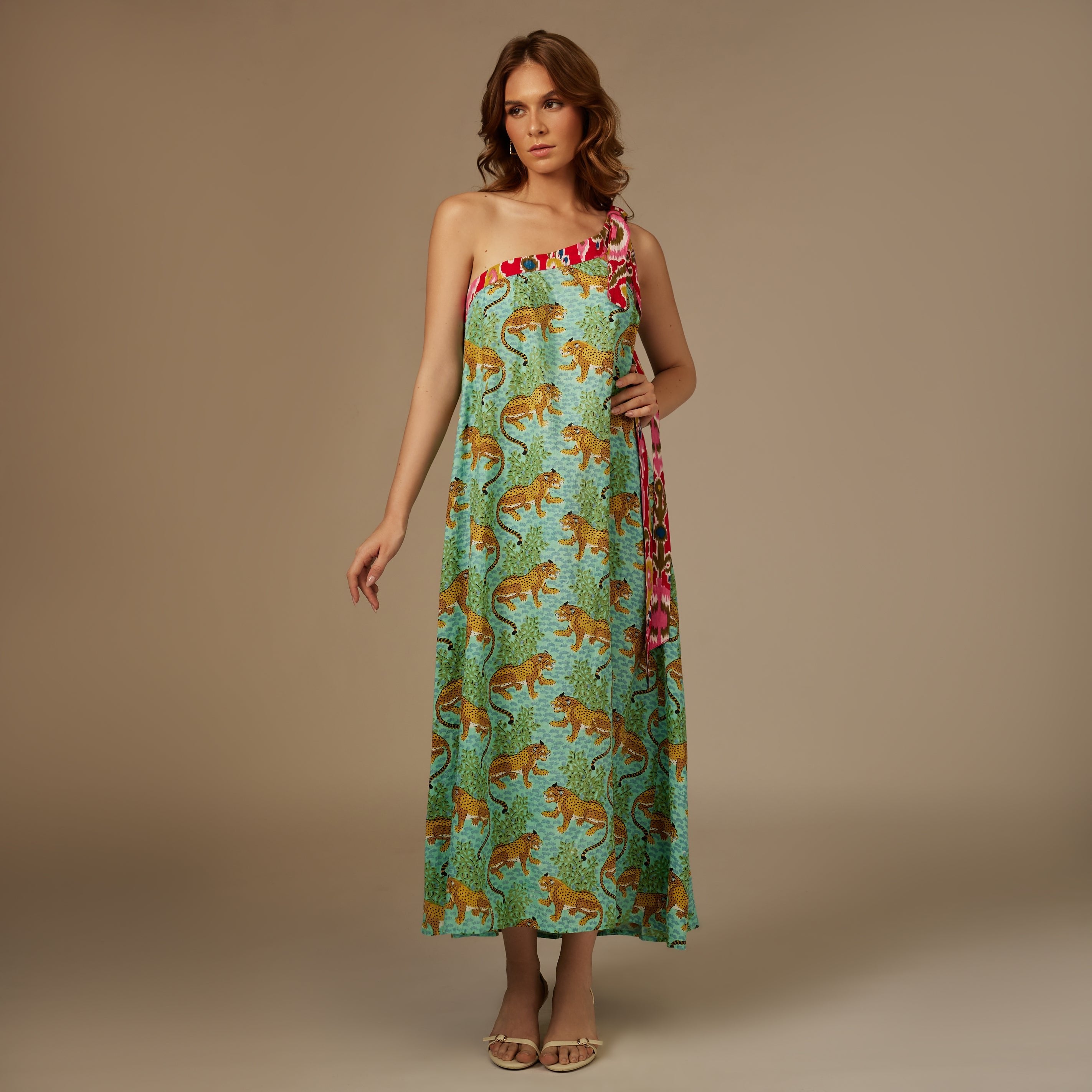 Colorful Maxi Jungle Vibes Dress - Noētic