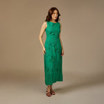 Fish Hand Appliqué Linen Dress - Noētic