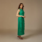 Fish Hand Appliqué Linen Dress - Noētic
