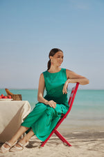 Fish Hand Appliqué Linen Dress - Noētic