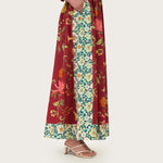 Floral Poplin Midi Dress with Tie Straps, Smocked Back & Pockets - Noētic