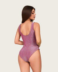 Glitter Swim Set - One-Piece Swimsuit with Wrap Skirt Cover-Up - Noētic