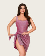 Glitter Swim Set - One-Piece Swimsuit with Wrap Skirt Cover-Up - Noētic