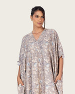 Gray Loose Everyday Kaftan - Noētic