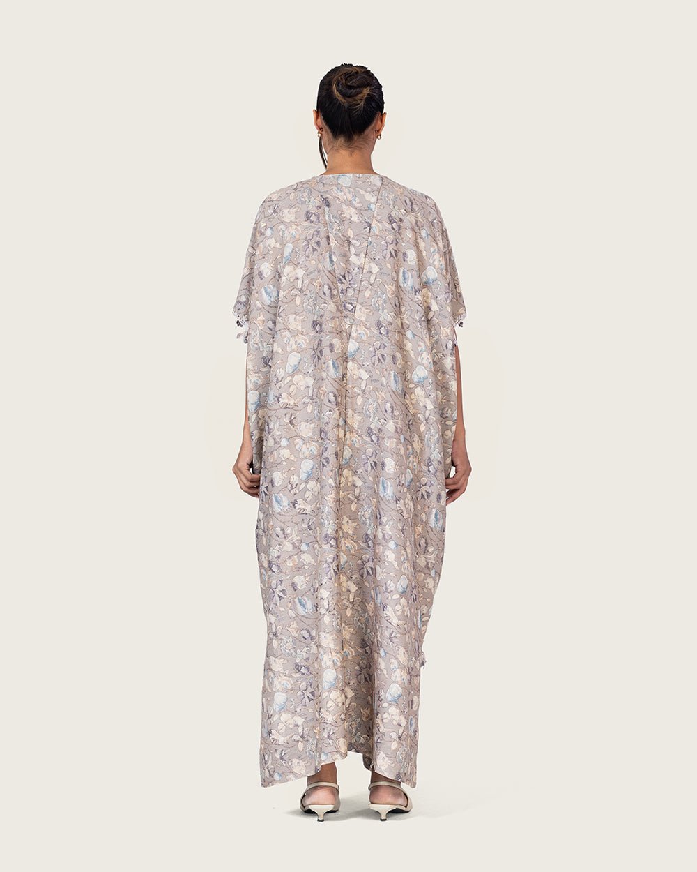Gray Loose Everyday Kaftan - Noētic
