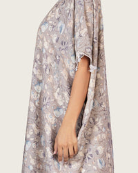 Gray Loose Everyday Kaftan - Noētic
