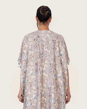 Gray Loose Everyday Kaftan - Noētic
