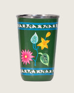Hand-Painted Folk Floral Tumbler 4 Piece Set - Noētic