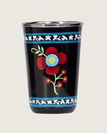 Hand-Painted Folk Floral Tumbler 4 Piece Set - Noētic