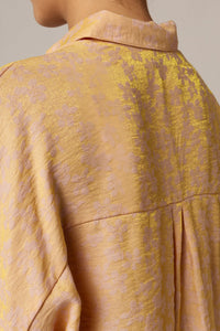 Jaquard Oversized Shirt with Shimmery Effect - Noētic