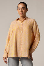 Jaquard Oversized Shirt with Shimmery Effect - Noētic
