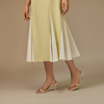 Lemon Yellow Reef Linen Dress - Noētic