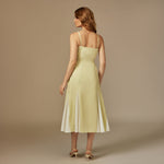 Lemon Yellow Reef Linen Dress - Noētic