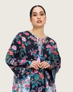 Loose Floral Cotton Dress with Tassels - Noētic