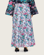 Loose Floral Cotton Dress with Tassels - Noētic