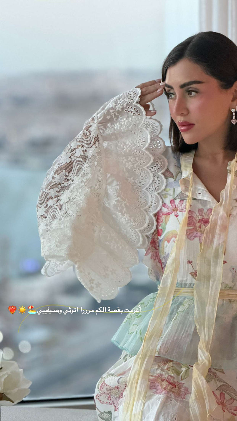 فستان ناعم دانتيل