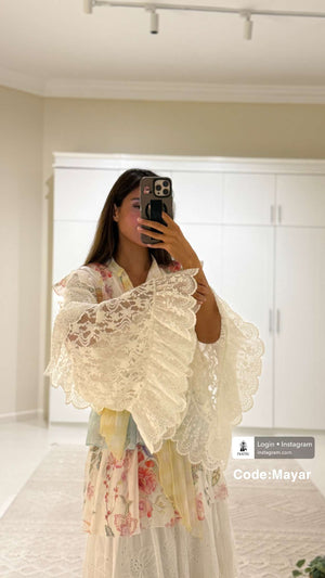Luxury Lightweight Floral Lace Dress - Noētic